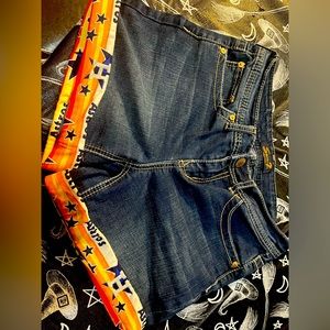 Size 4 - Seven brand custom made Houston Astro Shorts